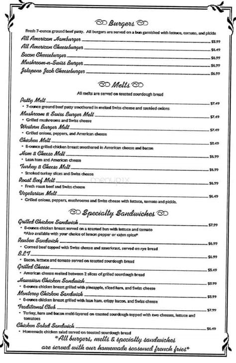 Wall street grill menu - Appetizers. Wall Street Grande Mixed Plate $16.99. Sample our wings, durango rolls, border fingers, beef empanadas and homemade queso with chips and salsa. Black Bean Chili Bowl $4.99. Served with mixed cheese, sour cream and green onions. Black Bean Soup $2.99. Homemade topped with sour cream and scallions.